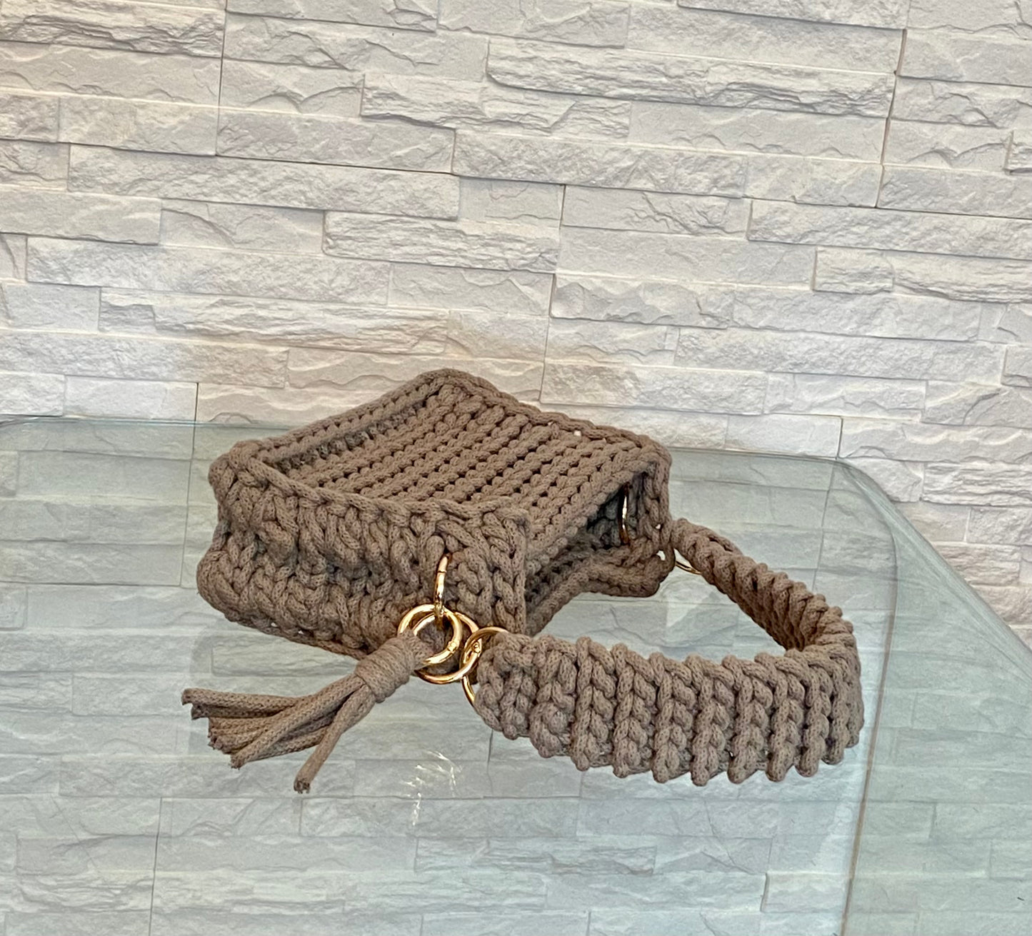 Coffee Short Shoulder Bag