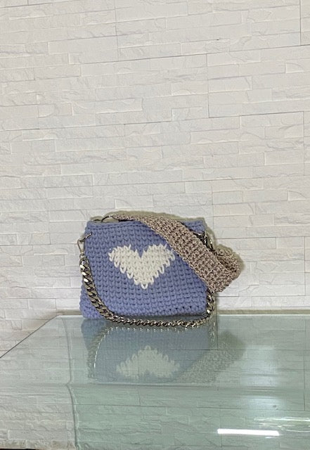 Iris Heart Shoulder Bag