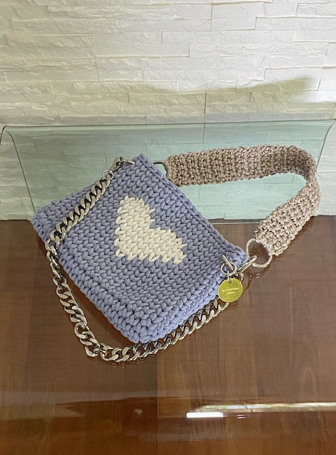 Iris Heart Shoulder Bag